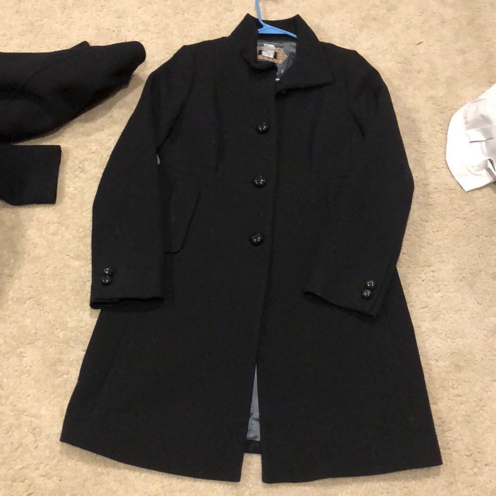 J. Crew Wool Crepe Coat